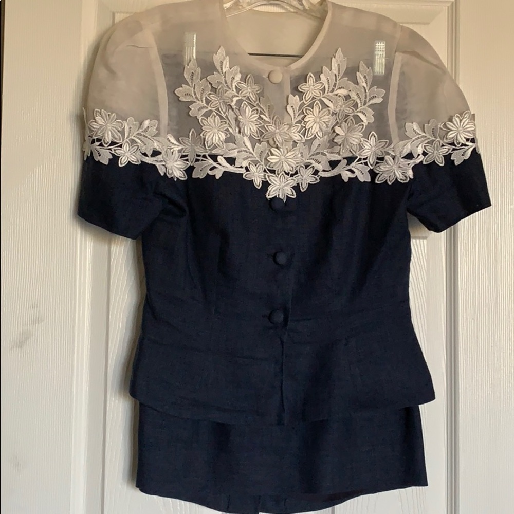 Suit - Vintage 1990s Linen by Nancy Johnson